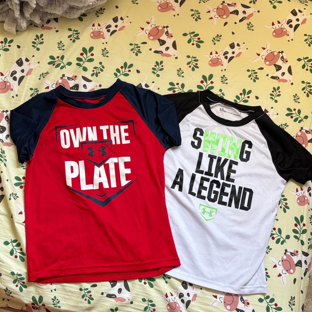 Boys bundle of under armor shirts